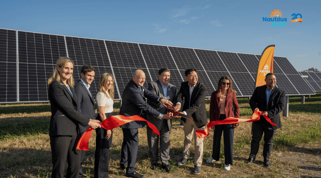 Nautilus Solar Energy Ribbon Cutting