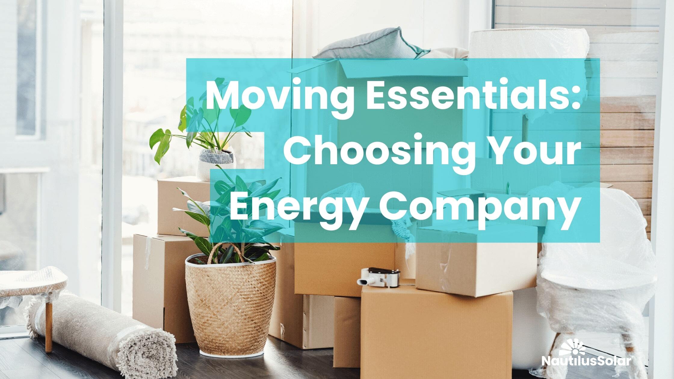 Moving Essentials: Choosing Renewable Energy as Your Energy Company